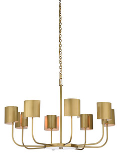 Matthew Frederick Eight Light Chandelier in Gold (460|65731)