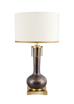 Larry Laslo Two Light Table Lamp in Brown/Gold (460|65252)