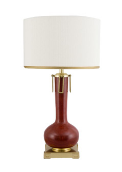 Larry Laslo Two Light Table Lamp in Red (460|65249)