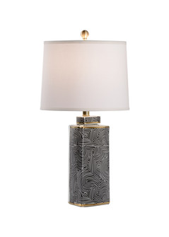 Wildwood One Light Table Lamp in Black/White/Gold (460|61058)