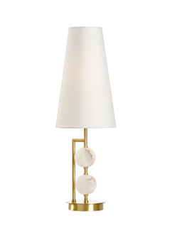 Wildwood One Light Table Lamp in White/Gold (460|60689)