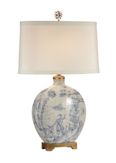 Wildwood One Light Table Lamp in Blue/Cream (460|60023)