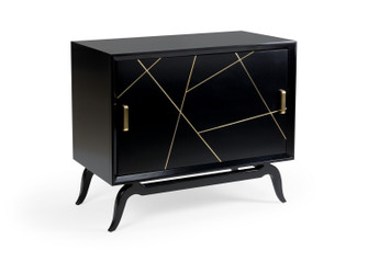 Wildwood (General) Cabinet in Black/Red/Polished (460|490477)