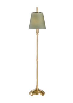 Wildwood (General) One Light Table Lamp in Antique Brass/Frosted Green (460|46943)