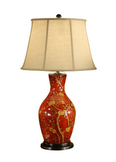 Wildwood One Light Table Lamp in Red/Brown (460|46472)