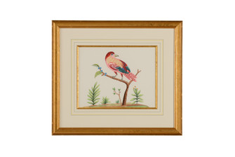 Bill Cain Pink W/Blue Berries in Gold Frame And Fillet (460|386866)