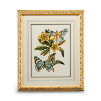 Chelsea House Misc Butterfly Oasis Iii in Gold Leafed Frame With French Mat (460|386097)