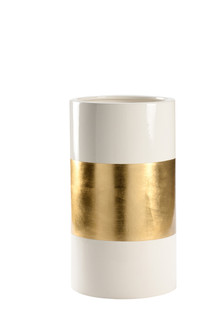 Bradshaw Orrell Vase in White/Gold (460|385100)