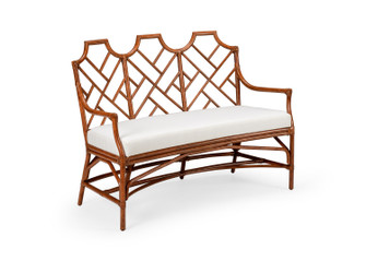 Chelsea House (General) Bench in Natural Brown/White (460|384977)