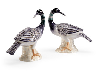 Claire Bell Loon Sculptures in Black/Cream/Green (460|384576)