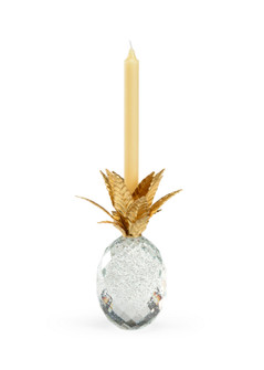 Chelsea House (General) Pineapple in Gold Leaf/Clear/Bubbles (460|384548)