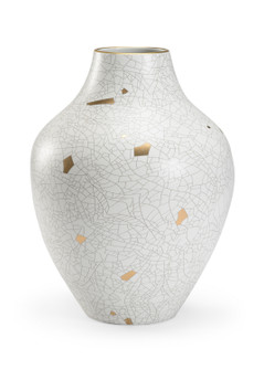 Chelsea House (General) Vase in Cream/Metallic Gold Decal (460|384534)
