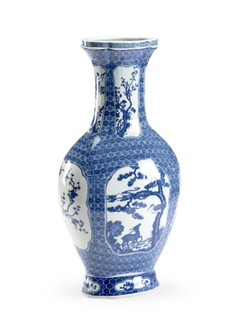 Chelsea House Misc Vase in White/Blue (460|384518)