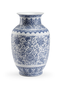 Chelsea House (General) Vase in White/Blue/Matte (460|384509)