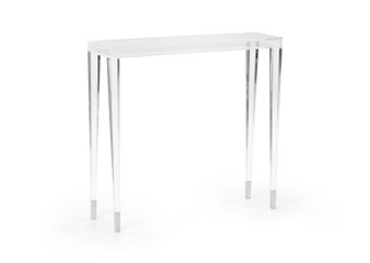 Claire Bell Table in Clear/Silver (460|384407)