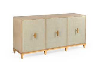 Claire Bell Console in Gray/Gold (460|384196)