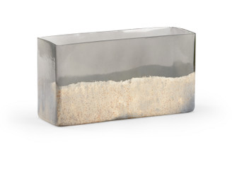 Chelsea House (General) Planter in Zinc/Rusticated Whtie (460|384089)