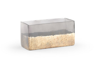 Chelsea House (General) Planter in Zinc/Rusticated White (460|384088)