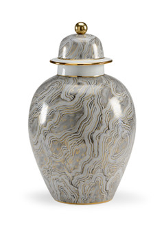 Chelsea House (General) Vase in Gray/White/Gold/Hand Painted (460|382651)