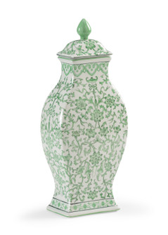 Chelsea House Misc Vase in White/Green (460|382580)