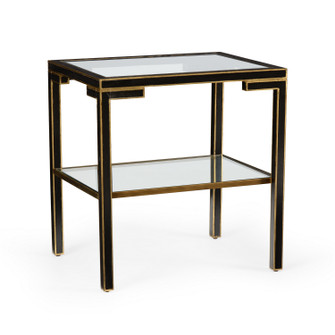 Chelsea House Misc Side Table in Black/Gold (460|382112)