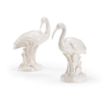 Chelsea House (General) Ibis Pair in White Glaze (460|382083)