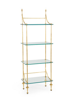 Chelsea House (General) Etagere in Gold Leaf/Plain (460|381993)