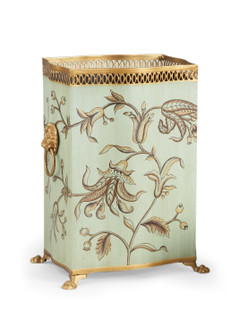 Bill Cain Wastebasket in Green (460|380872)