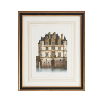 Chelsea House (General) Chateau Chenunceaux in Black And Gold Frame With French Mat (460|380367)