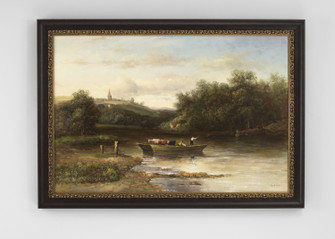 Chelsea House (General) Riverboat in Black And Gold Frame (460|380315)