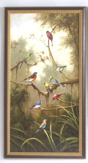 Chelsea House (General) Song Birds - B in Black And Gold Frame (460|380312)