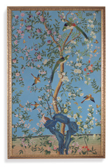 Chelsea House Misc Phil.Panel-Gr Birds in Gold Frame (460|380256)