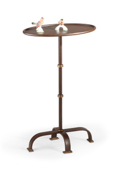 Bill Cain Side Table in Brown/Gold (460|380016)