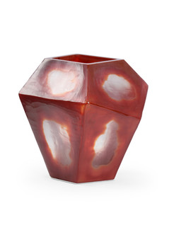 Wildwood (General) Vase in Fiery Red/Clear (460|302164)