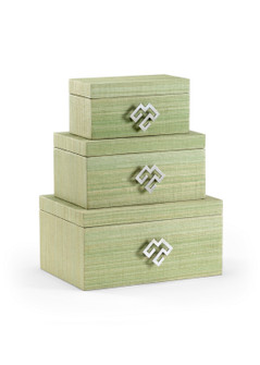 Wildwood (General) Boxes in Green/Brushed Nickel (460|301774)