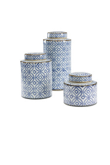 Wildwood Vase in Blue/White (460|301309)