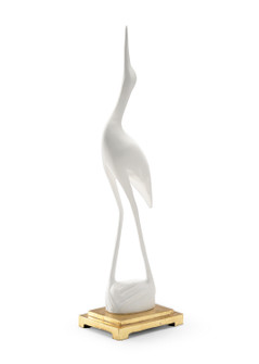 Wildwood (General) Crane in Matte White/Antique Gold Leaf (460|301114)