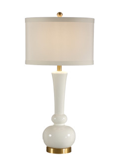 Wildwood (General) One Light Table Lamp in White Glaze/Antique (460|26019)