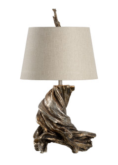 Wildwood (General) One Light Table Lamp in Antique Silver Leaf (460|23329)