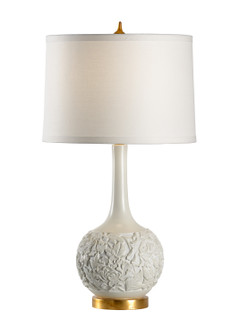 Wildwood (General) One Light Table Lamp in Oyster/Whitewashed/Gold Leaf (460|23313)