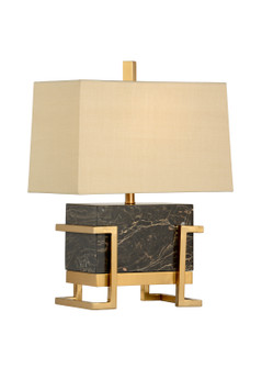 Wildwood (General) One Light Table Lamp in Natural Chocolate/Antique Brass (460|22476)