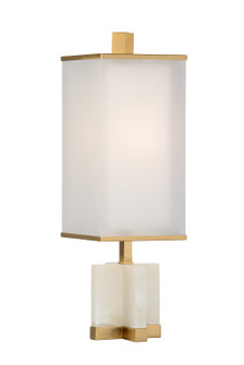 Wildwood (General) One Light Table Lamp in Natural White/Antique Brass (460|22475)