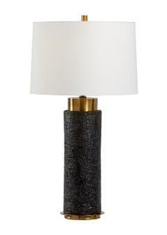 Wildwood (General) One Light Table Lamp in Black Glaze/Antique Brass (460|22467)