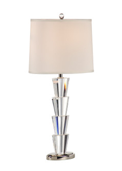 Wildwood (General) One Light Table Lamp in Clear/Polished Nickel (460|22292)