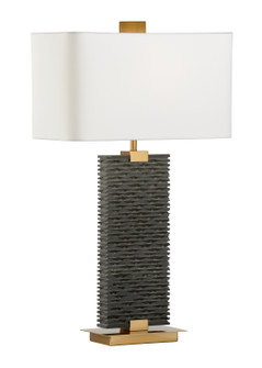 Wildwood (General) One Light Table Lamp in Natural Black/Antique Brass (460|21257)