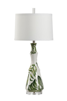 Vietri One Light Table Lamp in White/Green Glaze/Clear (460|17215)