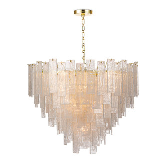 Glacier 16 Light Chandelier in Clear (400|16-1290)