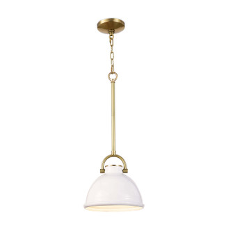 Eloise One Light Pendant in White (400|16-1288WT)