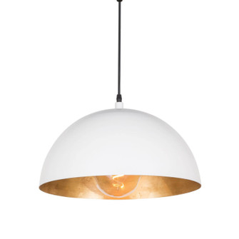 Sigmund One Light Pendant in White (400|16-1090WT)