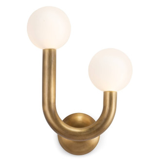 Happy LED Wall Sconce in Natural Brass (400|15-1144R-NB)